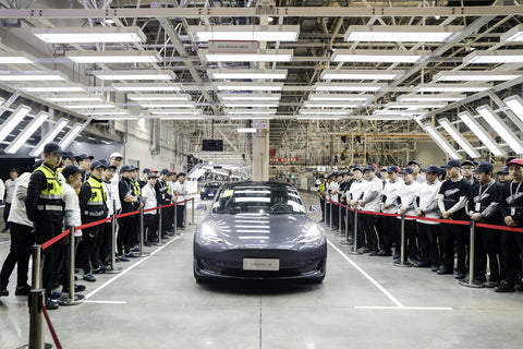 Tesla China Factory in Shang Hai