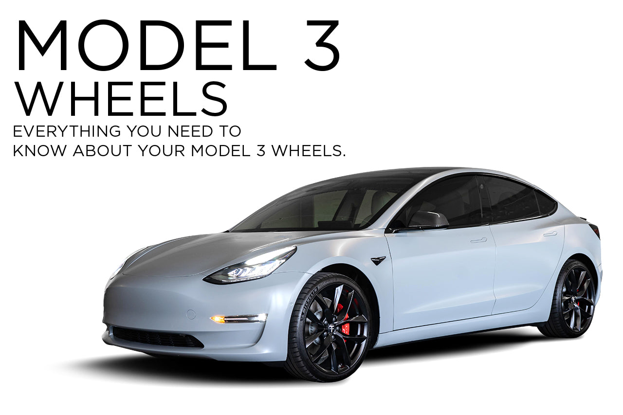 Tesla Model 3 Wheel Guide, OEM, Aftermarket, and Mods