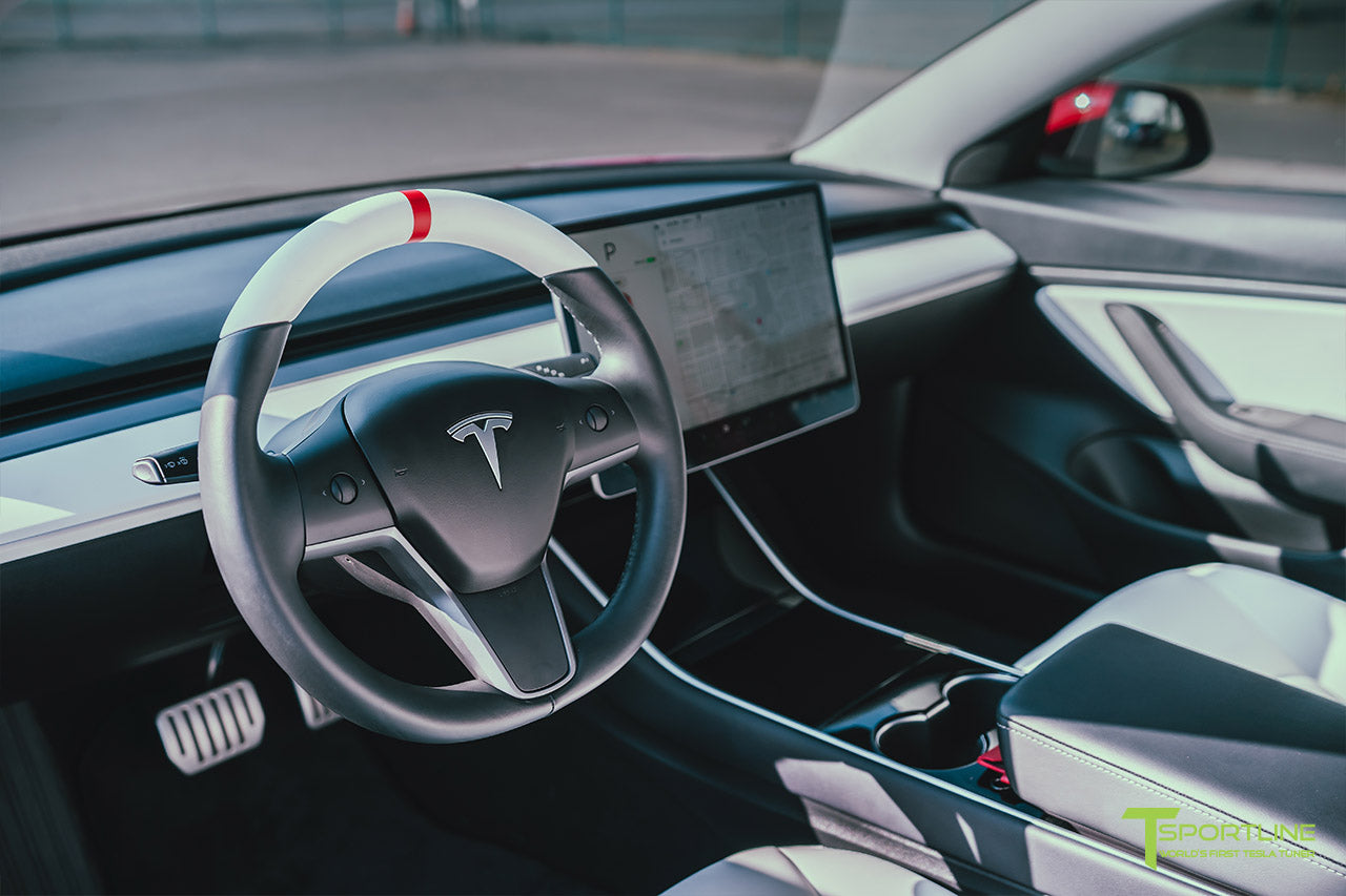 Ferrari-Inspired Red Multi-Coat Tesla Model 3