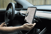 upscreen Scratch Shield Clear Premium Protection d'écran pour Tesla Model 3  Infotainment System 7.2
