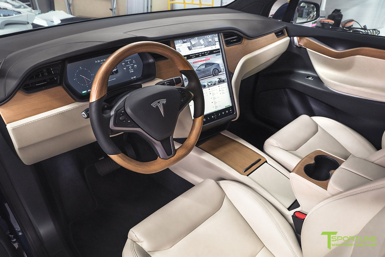 Custom Tesla Model X Interior T Sportline Tesla Model S 3 X Y Accessories