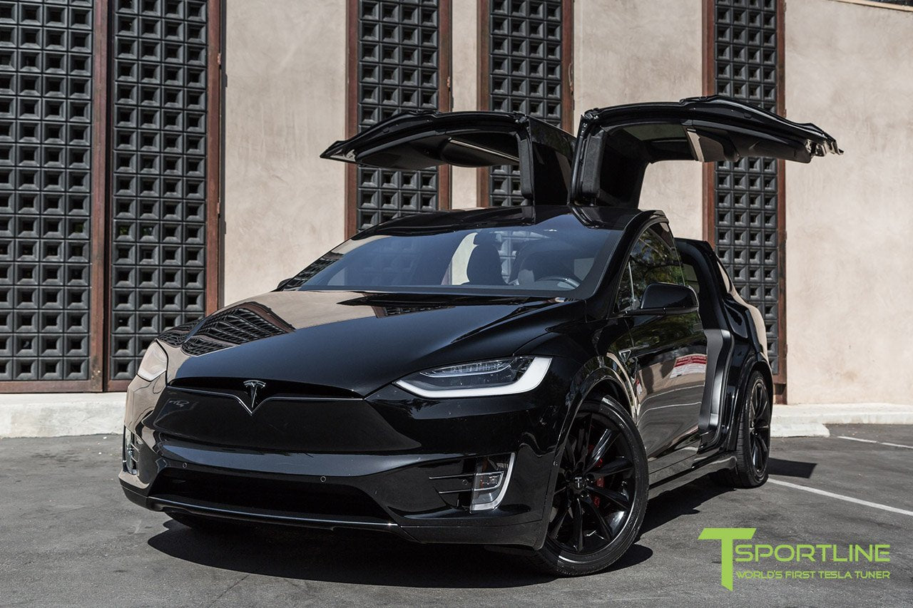 TST 20" Tesla Model X Long Range & Plaid Wheel and Tire Package (Set o