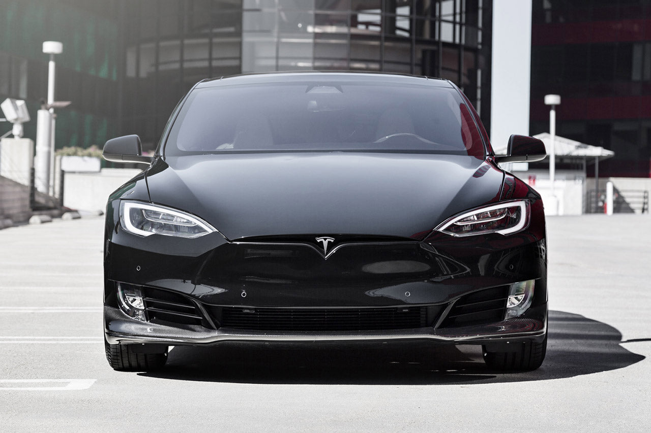 Tesla Model S Carbon Fiber Front Apron 16 T Sportline Tesla Model S 3 X Y Accessories