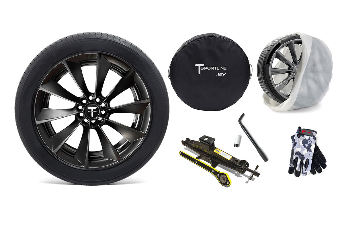 Tesla TS1 Spare Wheel &amp; Tire - optional Jack / Lug Tool Kit