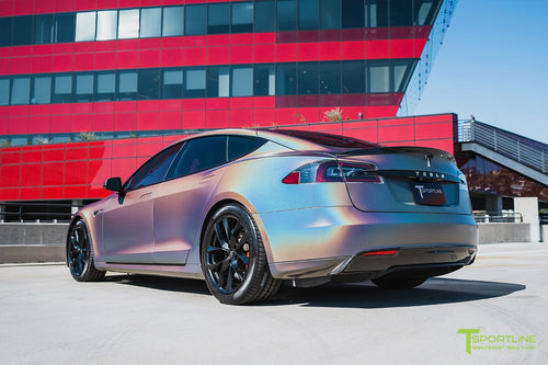 3M Satin Psychedelic Flip Tesla Model S 1.0 - Facelift - T