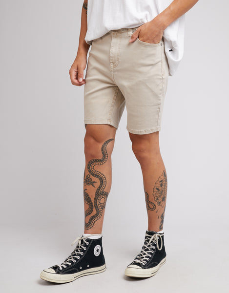 Cord Short Beige