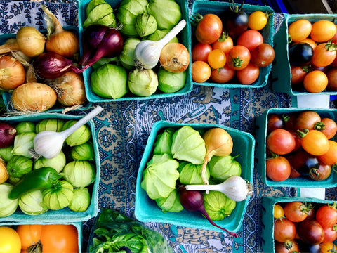 Vegetables in a basket