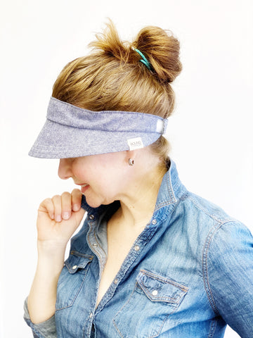 how to wear a visor and look cute