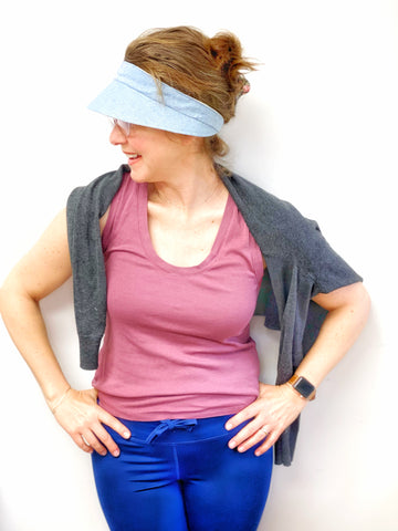 how to wear a visor and look cute