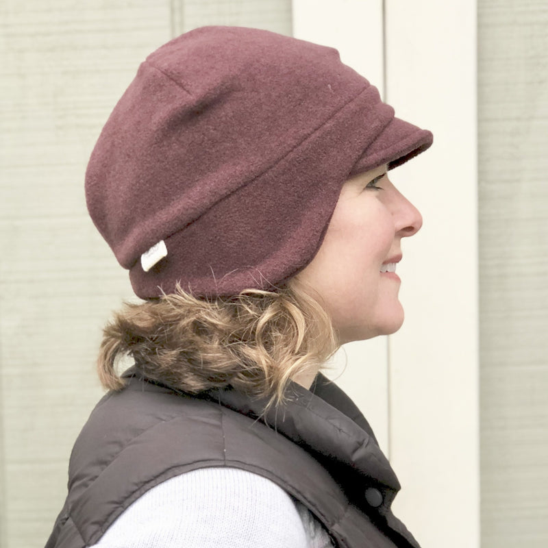 womens fleece beanie hat