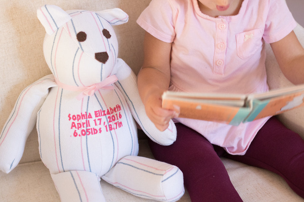 Custom Memory Bear Made With Baby Blanket