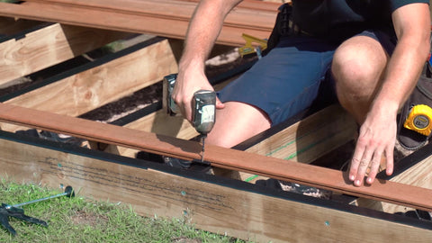 deck, decking, deck spacers, lumber, decking boards, tools, tool kits, home contractor, contractor 