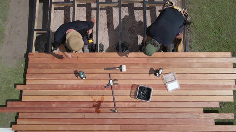 deck, decking, deck spacers, lumber, decking boards, tools, tool kits, home contractor, contractor, hammer, clamp, tape measure 