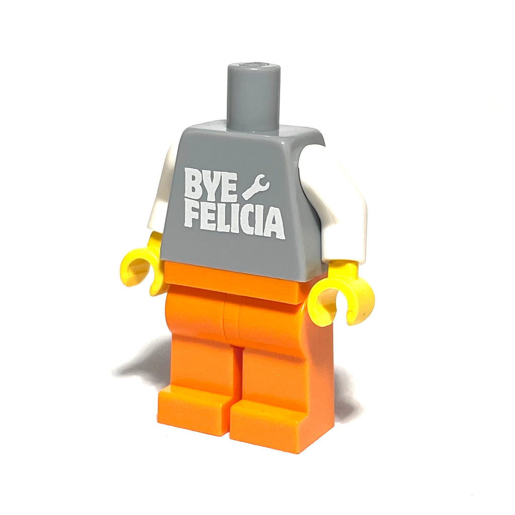 Bye Felicia Torso Light Bluish Gray Figfablabs