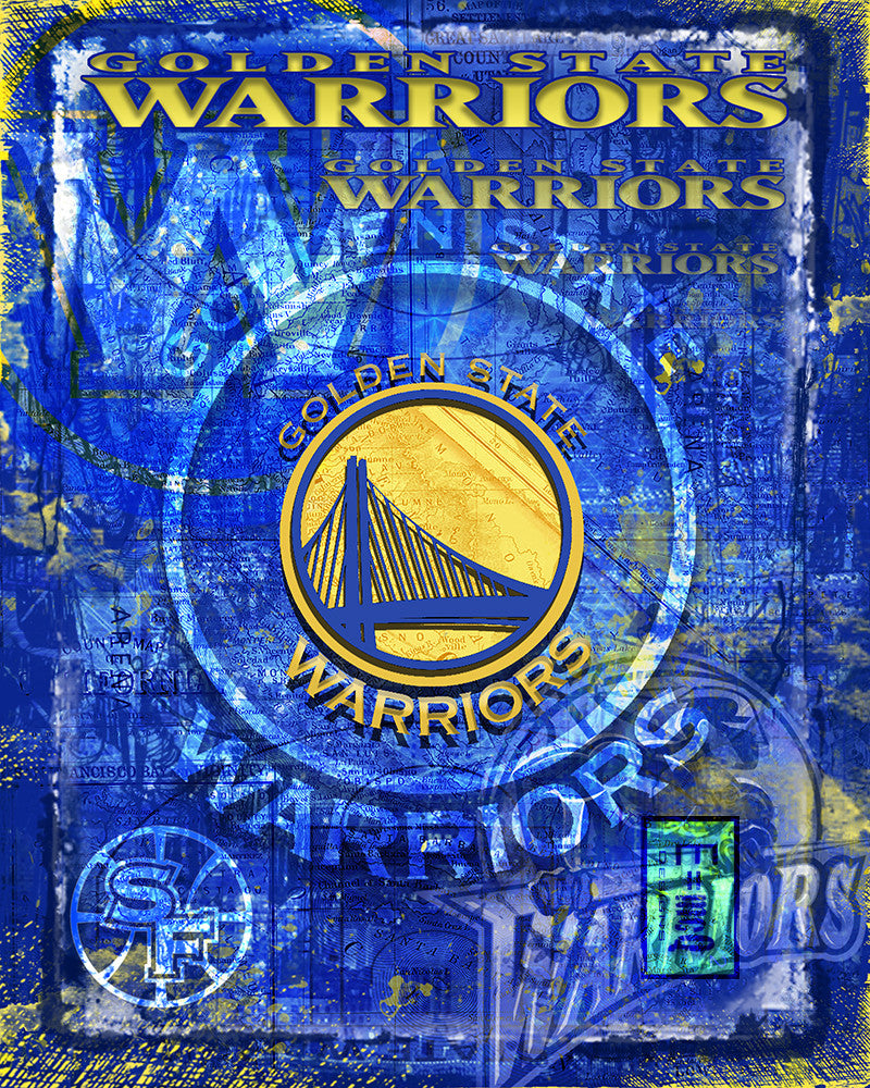 Golden State Warriors Poster, Warriors Basketball Gift, Steph Curry Ar ...