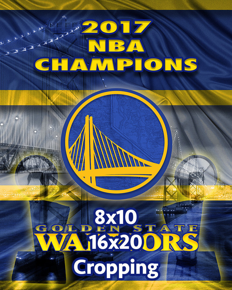 Golden State Warriors 17 Championship Poster Gsw Warriors Print W Mcqdesign