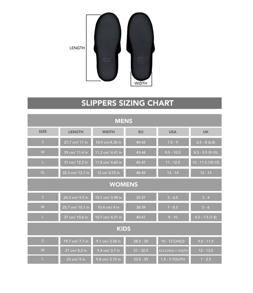 Squishmallow Slippers Size Chart