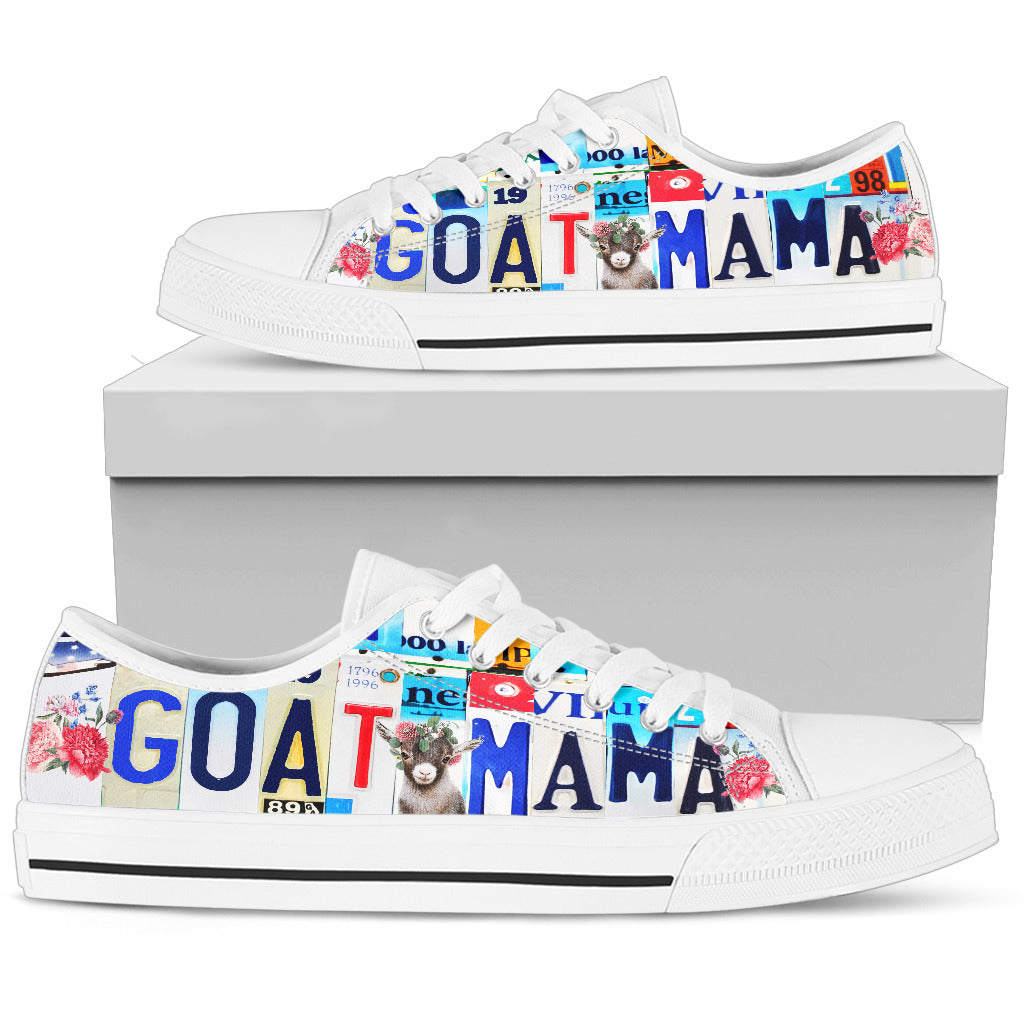 Goat Mama Low Top Shoes for Women 