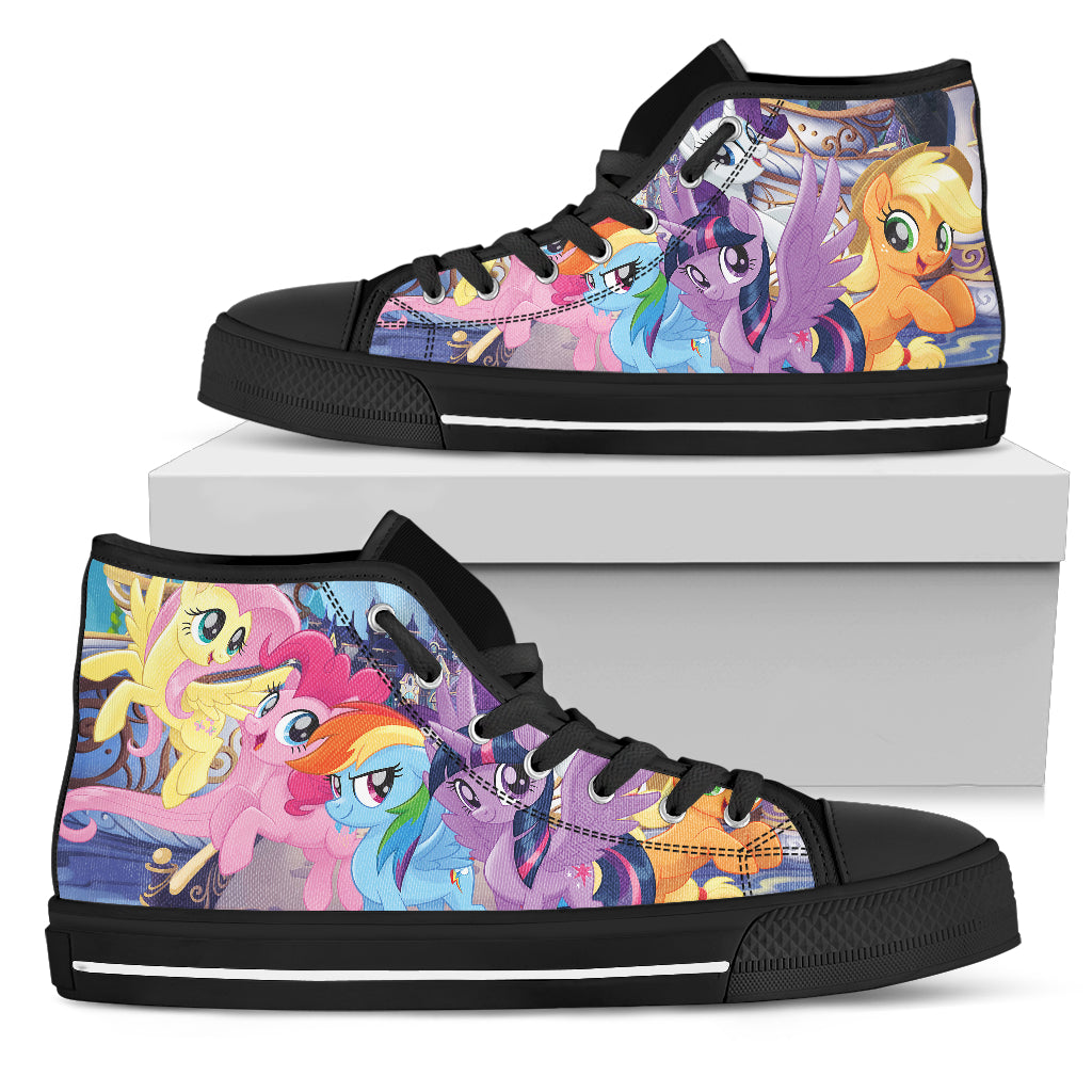 My Little Pony Shoes Womens High Top Sneakers – uscoolprint