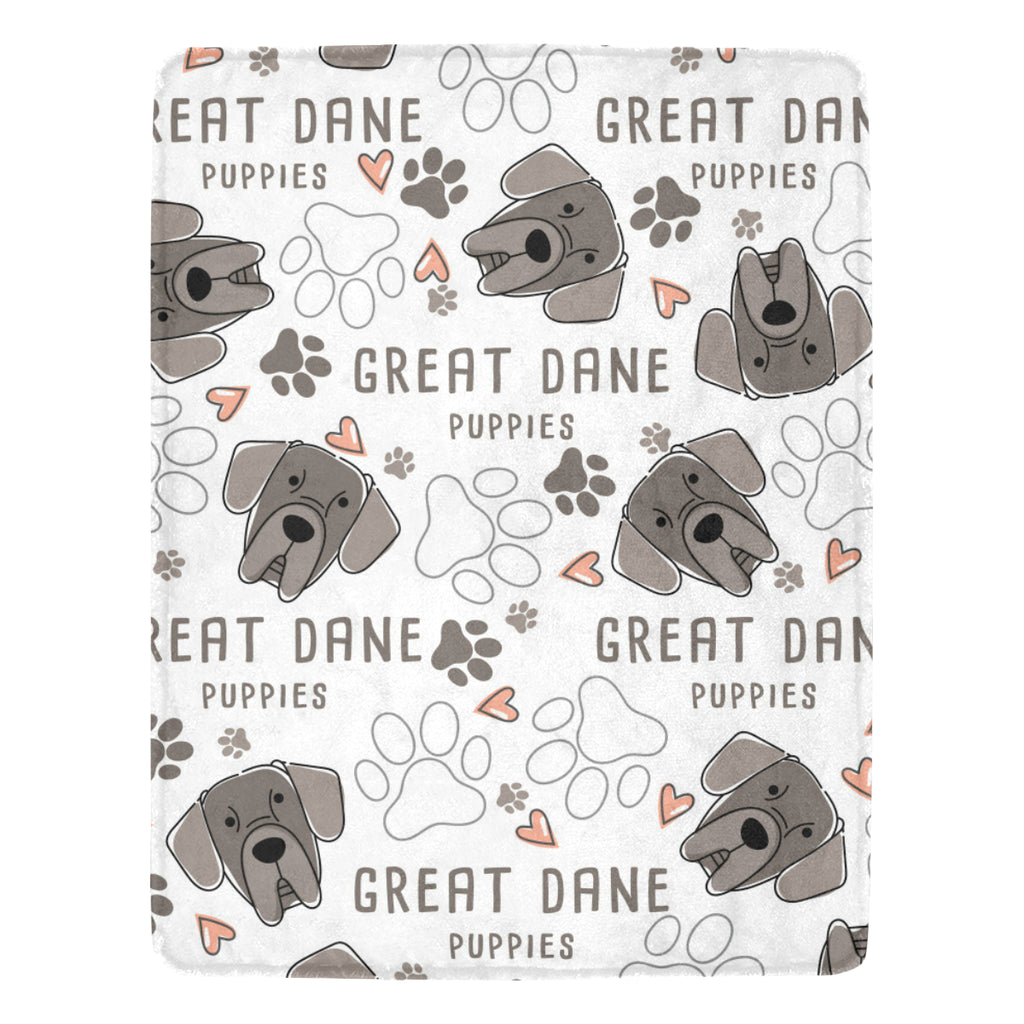 Great Dane Fleece Blanket – uscoolprint