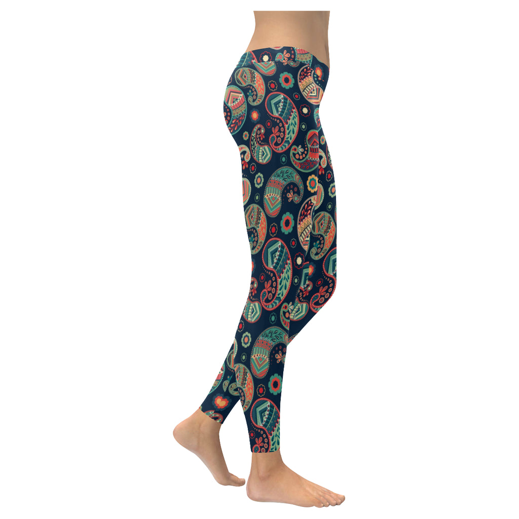 Paisley Leggings for Women S-5XL Plus Size – uscoolprint