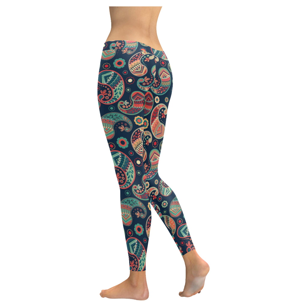 Paisley Leggings for Women S-5XL Plus Size – uscoolprint