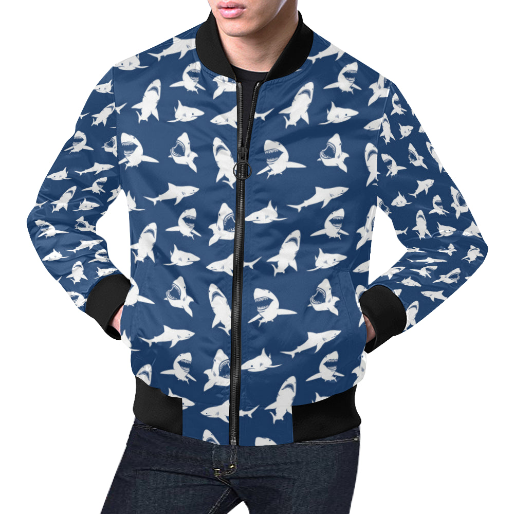 Shark Bomber Jacket for Men – uscoolprint