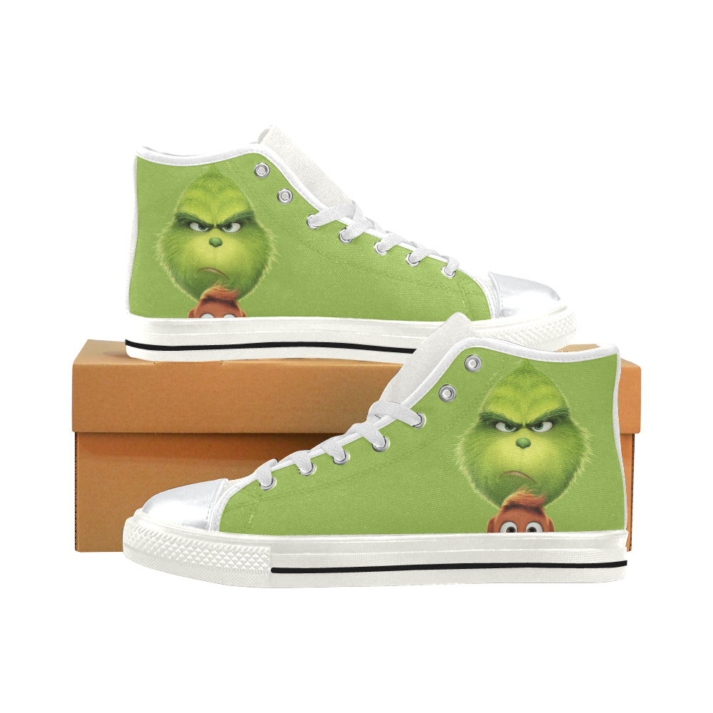Grinch High Top Canvas Kid's Shoes – uscoolprint