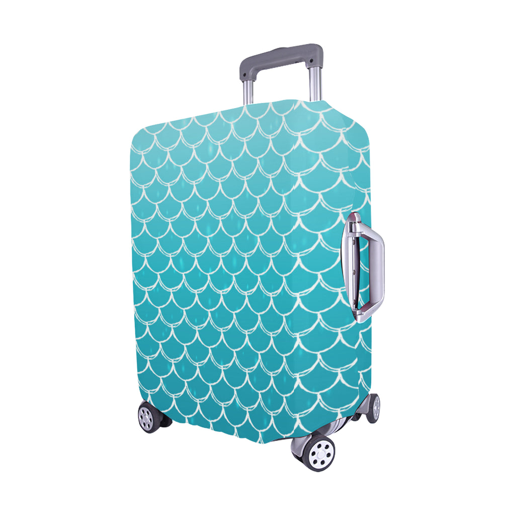 mermaid suitcase cover