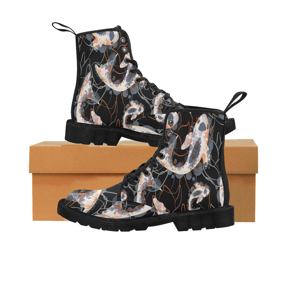 Koi Fish Boots for Women uscoolprint