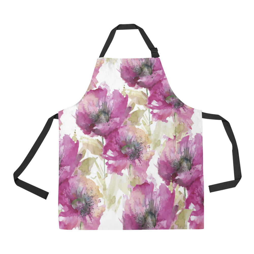 Poppy Flower All Over Print Apron – uscoolprint