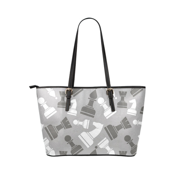 Chess Leather Tote Bag – uscoolprint