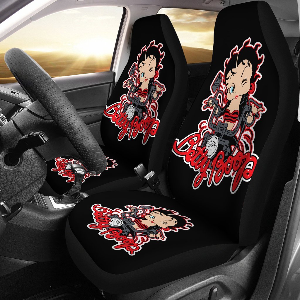 Betty Boop Ride Motorbike Car Seat Covers – uscoolprint