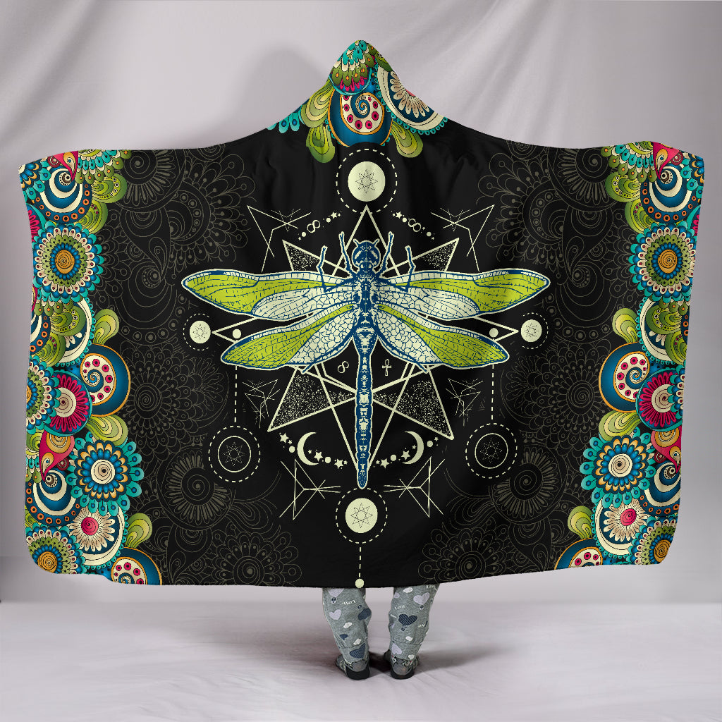 Dragonfly Hooded Blanket – uscoolprint