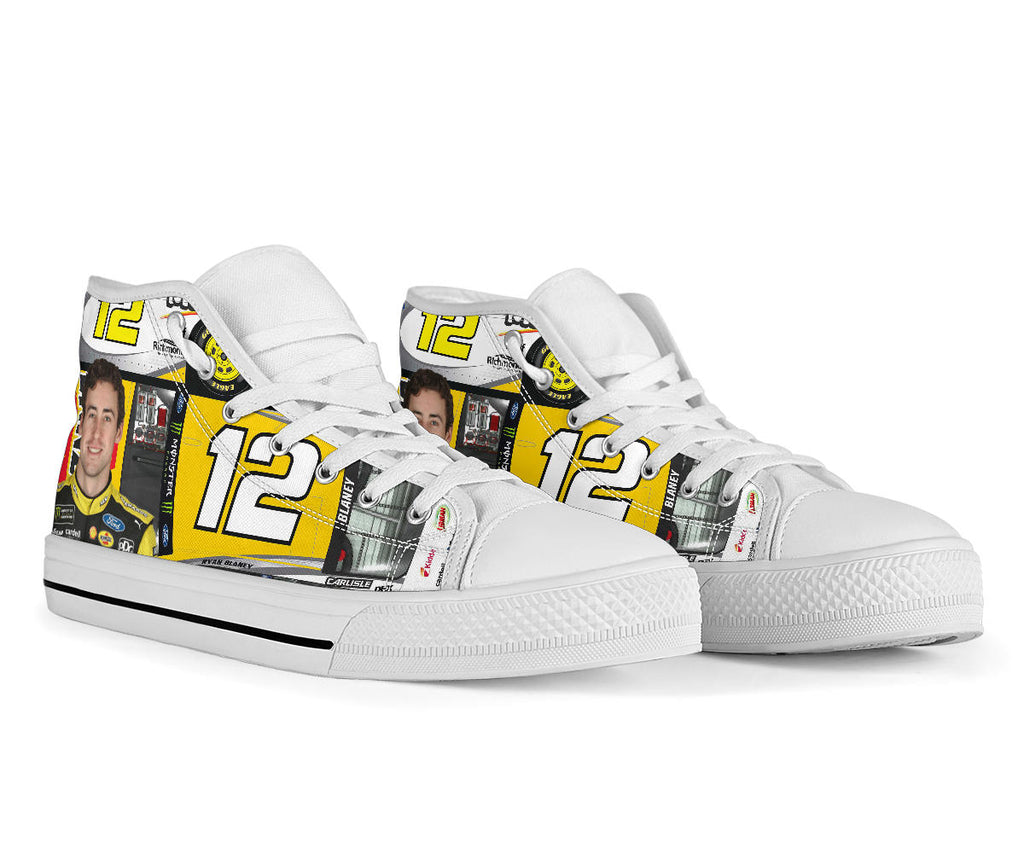 Ryan Blaney Nascar High Top Shoes – uscoolprint