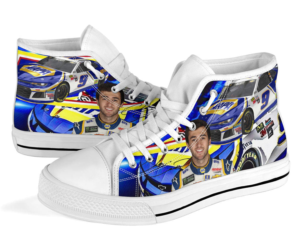 Chase Elliott Sneakers High Top Shoes – uscoolprint