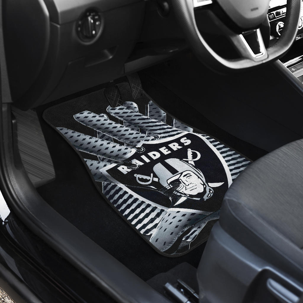 Oakland Raiders Car Mats Truck Accessories Uscoolprint