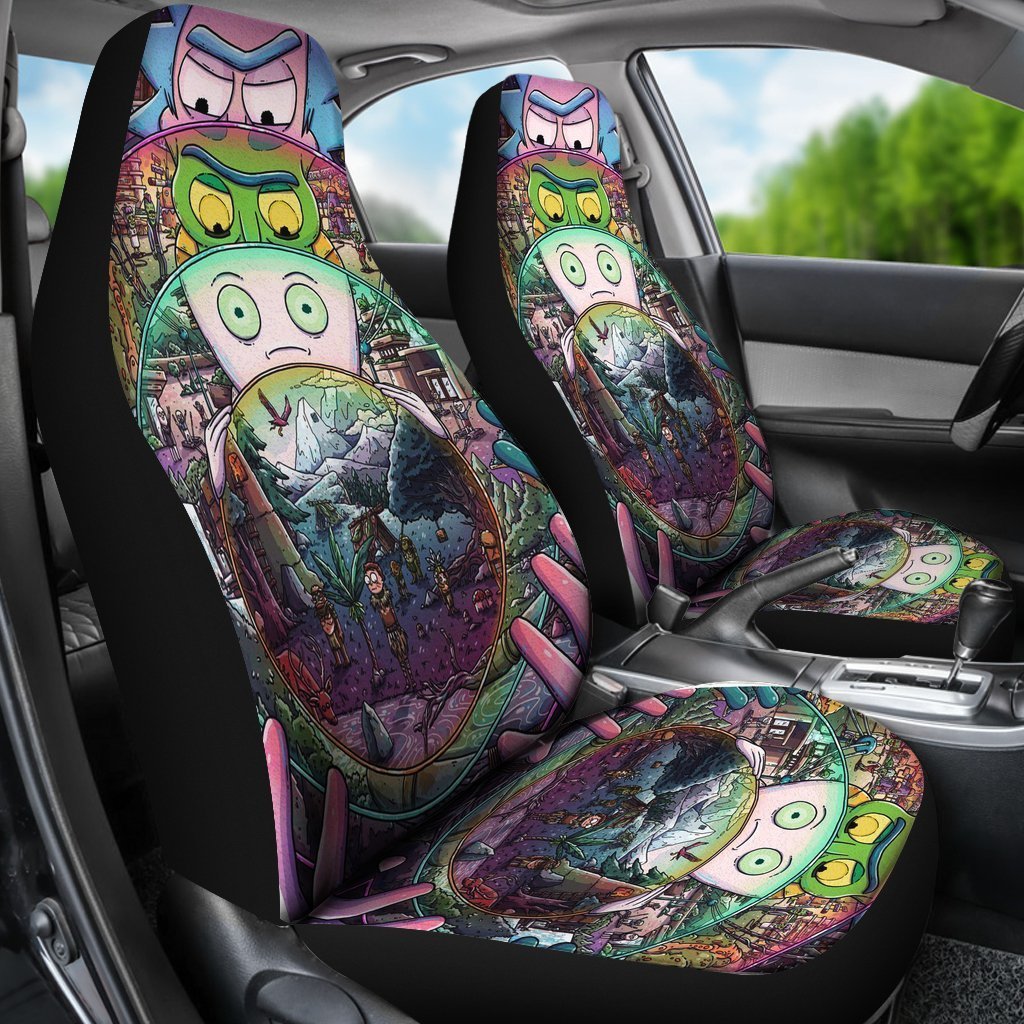 Rick And Morty Car Seat Cover – uscoolprint