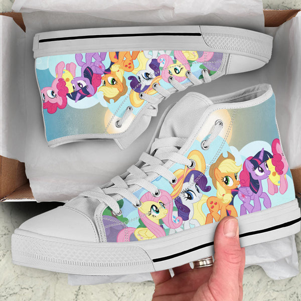 My Little Pony Shoes Womens High Top Sneakers – uscoolprint