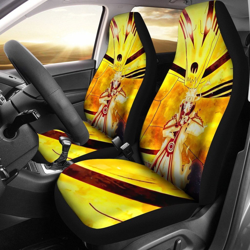 Naruto & Tails Anime Car Seat Covers - uscoolprint