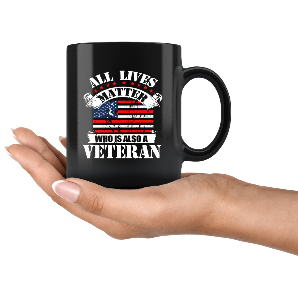 American Veteran Black Ceramic Coffee Mug Quotes Cup Sayings Uscoolprint 2385