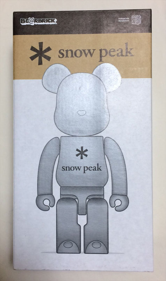 BE@RBRICK Bearbrick Medicom. snow peak 400% 2 piece set.Used