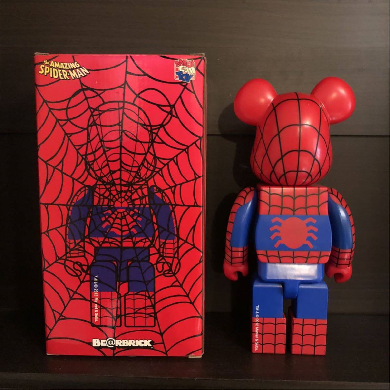 spider man bearbrick