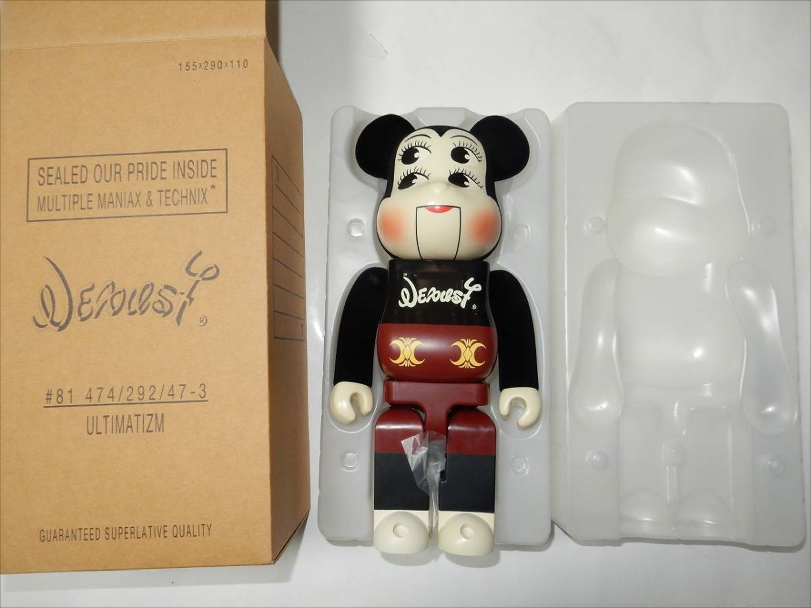 BE@RBRICK Bearbrick Medicom 400% Apparel brand NEXUS 7 MICKEY