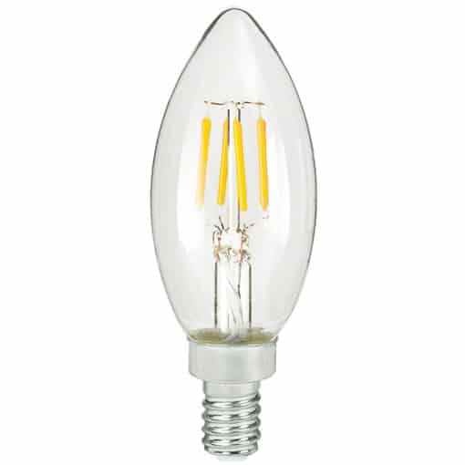 TCP FB11D4040E12SCL95 LED Filament High CRI Lamp E12 Clear Blunt – 1.4″, 4W, 40K