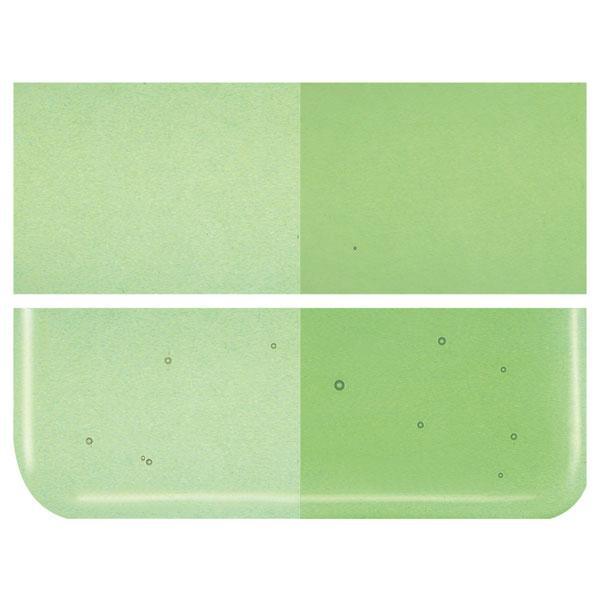 Bullseye Aventurine Green Transparent Thin 2mm 90 C.O.E. Glass  (001112-0050) - Franklin Art Glass