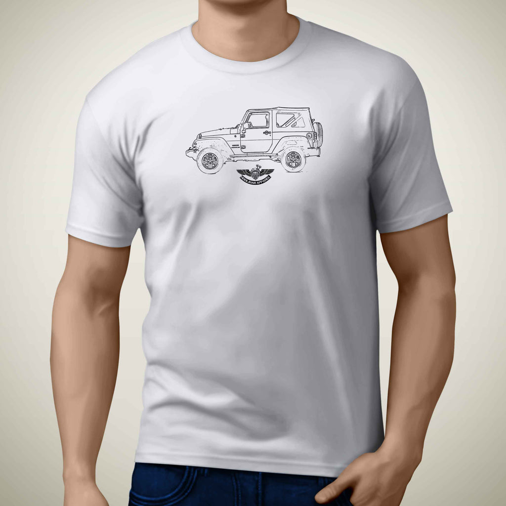 HA Jeep Wrangler Sport SUV 2011 Premium Car Art Men T Shirt – Hooligan  Apparel