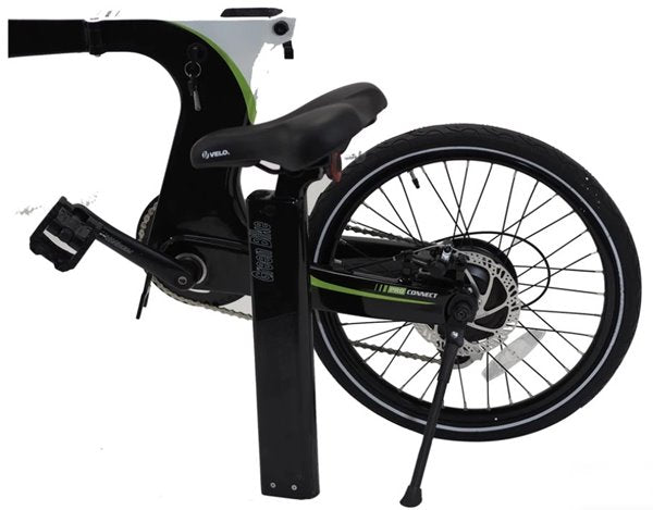 Green Bike USA GB 36 Volt Carbon Light Folding eBike removable battery