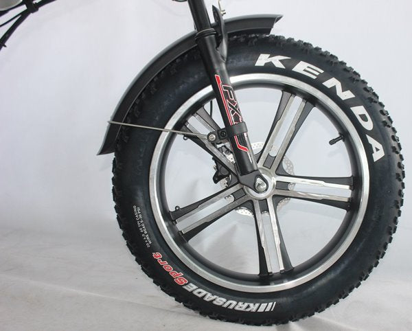 Green Bike USA GB750 Mag Fat Tire Full Suspension Folding eBike Magnesium Wheel