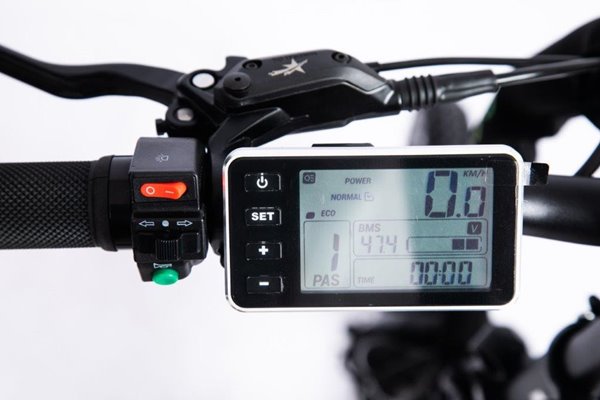 Green Bike USA GB Low Step 500W Folding eBike LCD Display